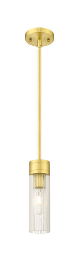 Downtown Urban One Light Mini Pendant in Satin Gold (405|617-1S-SG-G617-8SCL)