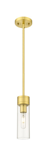 Downtown Urban One Light Mini Pendant in Satin Gold (405|617-1S-SG-G617-8CL)