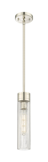 Downtown Urban One Light Mini Pendant in Polished Nickel (405|617-1S-PN-G617-11SCL)