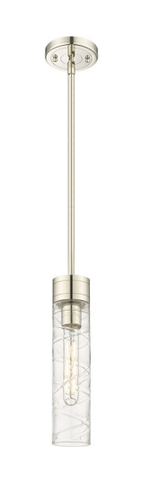 Downtown Urban One Light Mini Pendant in Polished Nickel (405|617-1S-PN-G617-11DE)