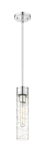 Downtown Urban One Light Mini Pendant in Polished Chrome (405|617-1S-PC-G617-11DE)