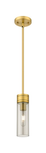 Downtown Urban One Light Mini Pendant in Brushed Brass (405|617-1S-BB-G617-8SM)
