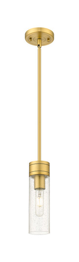 Downtown Urban One Light Mini Pendant in Brushed Brass (405|617-1S-BB-G617-8SDY)