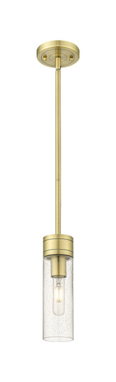 Downtown Urban One Light Mini Pendant in Antique Brass (405|617-1S-AB-G617-8SDY)