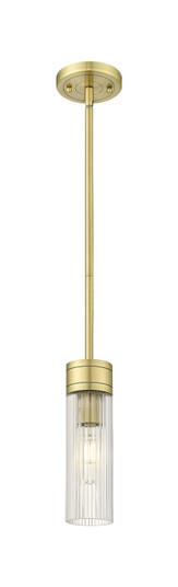 Downtown Urban One Light Mini Pendant in Antique Brass (405|617-1S-AB-G617-8SCL)