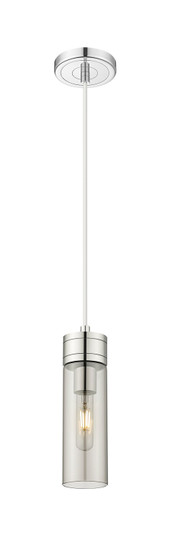 Downtown Urban One Light Mini Pendant in Polished Chrome (405|617-1P-PC-G617-8SM)