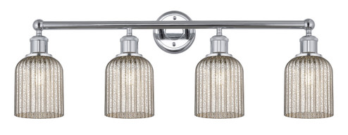 Edison Four Light Bath Vanity in Polished Chrome (405|616-4W-PC-G559-5ME)