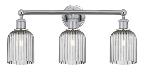 Edison Three Light Bath Vanity in Polished Chrome (405|616-3W-PC-G559-5SM)