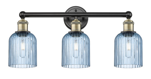 Edison Three Light Bath Vanity in Black Antique Brass (405|616-3W-BAB-G559-5BL)