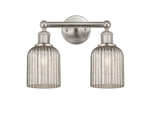 Edison Two Light Bath Vanity in Brushed Satin Nickel (405|616-2W-SN-G559-5ME)