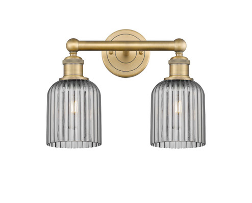 Edison Two Light Bath Vanity in Brushed Brass (405|616-2W-BB-G559-5SM)