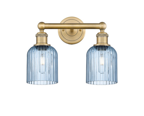 Edison Two Light Bath Vanity in Brushed Brass (405|616-2W-BB-G559-5BL)
