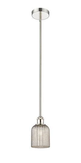 Edison One Light Mini Pendant in Polished Nickel (405|616-1S-PN-G559-5ME)