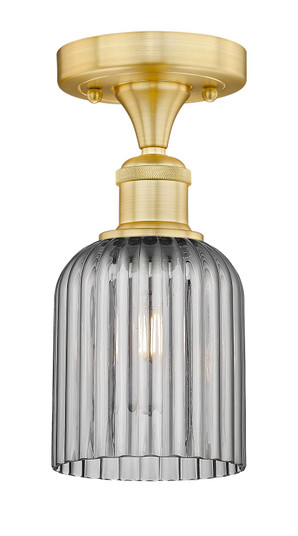 Edison One Light Semi-Flush Mount in Satin Gold (405|616-1F-SG-G559-5SM)