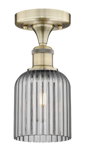 Edison One Light Semi-Flush Mount in Antique Brass (405|616-1F-AB-G559-5SM)