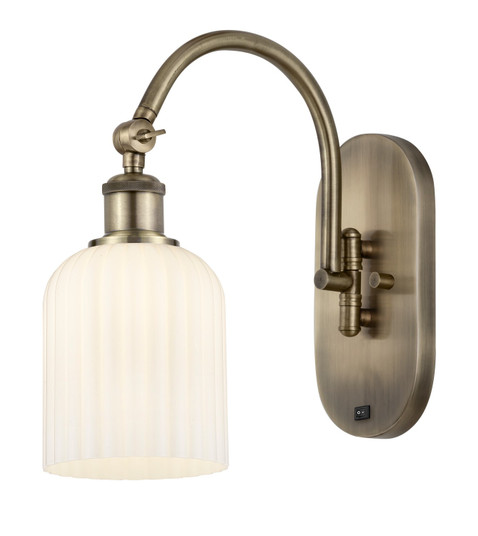 Ballston One Light Wall Sconce in Antique Brass (405|518-1W-AB-G559-5GWH)