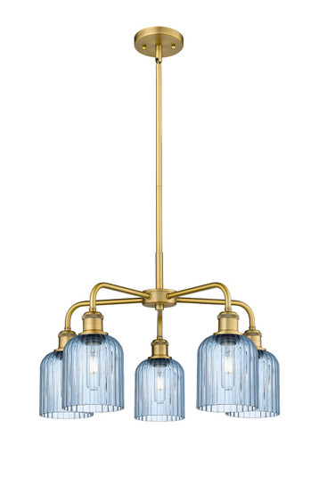 Ballston Five Light Chandelier in Brushed Brass (405|516-5CR-BB-G559-5BL)