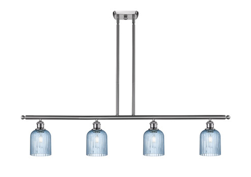 Ballston Four Light Island Pendant in Brushed Satin Nickel (405|516-4I-SN-G559-5BL)
