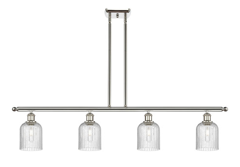 Ballston Four Light Island Pendant in Polished Nickel (405|516-4I-PN-G559-5SDY)