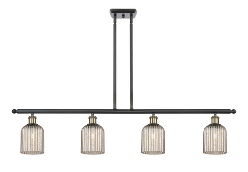 Ballston Four Light Island Pendant in Black Antique Brass (405|516-4I-BAB-G559-5ME)