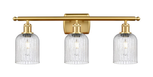 Ballston Three Light Bath Vanity in Satin Gold (405|516-3W-SG-G559-5SDY)