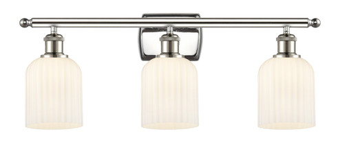 Ballston Three Light Bath Vanity in Polished Nickel (405|516-3W-PN-G559-5GWH)