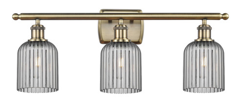 Ballston Three Light Bath Vanity in Antique Brass (405|516-3W-AB-G559-5SM)