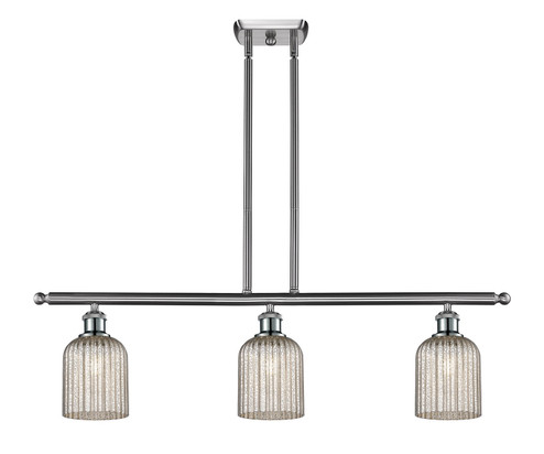 Ballston Three Light Island Pendant in Brushed Satin Nickel (405|516-3I-SN-G559-5ME)