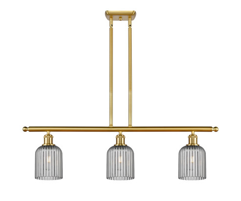 Ballston Three Light Island Pendant in Satin Gold (405|516-3I-SG-G559-5SM)