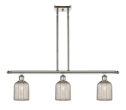 Ballston Three Light Island Pendant in Polished Nickel (405|516-3I-PN-G559-5ME)