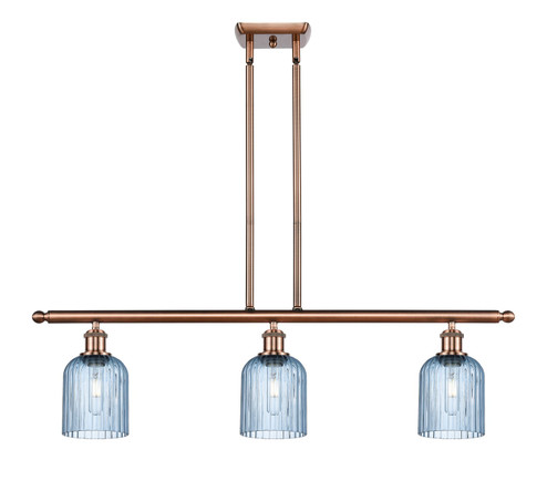 Ballston Three Light Island Pendant in Antique Copper (405|516-3I-AC-G559-5BL)