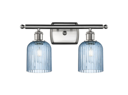 Ballston Two Light Bath Vanity in Brushed Satin Nickel (405|516-2W-SN-G559-5BL)