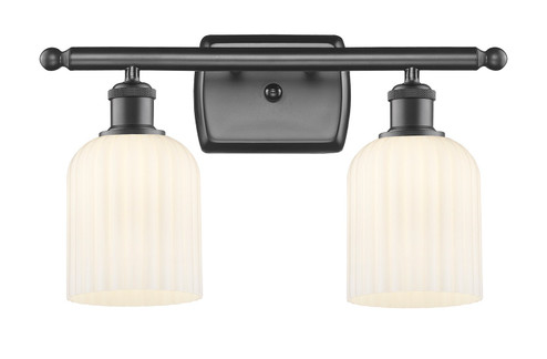Ballston Two Light Bath Vanity in Oil Rubbed Bronze (405|516-2W-OB-G559-5GWH)