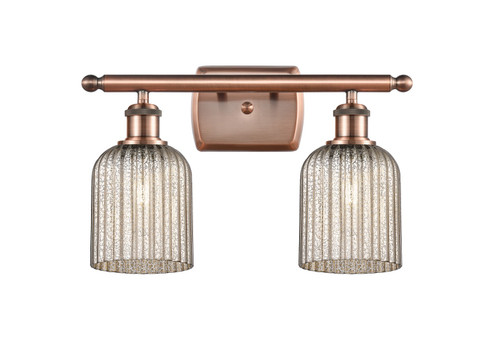 Ballston Two Light Bath Vanity in Antique Copper (405|516-2W-AC-G559-5ME)