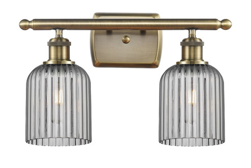 Ballston Two Light Bath Vanity in Antique Brass (405|516-2W-AB-G559-5SM)