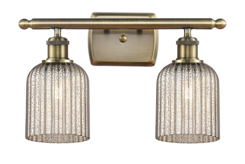 Ballston Two Light Bath Vanity in Antique Brass (405|516-2W-AB-G559-5ME)