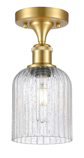 Ballston One Light Semi-Flush Mount in Satin Gold (405|516-1C-SG-G559-5SDY)