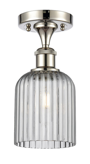 Ballston One Light Semi-Flush Mount in Polished Nickel (405|516-1C-PN-G559-5SM)