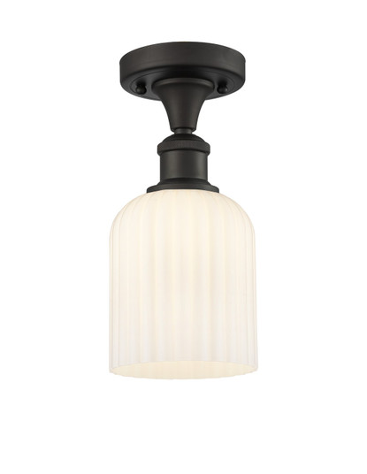 Ballston One Light Semi-Flush Mount in Oil Rubbed Bronze (405|516-1C-OB-G559-5GWH)