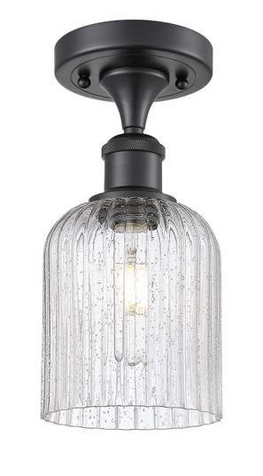 Ballston One Light Semi-Flush Mount in Matte Black (405|516-1C-BK-G559-5SDY)