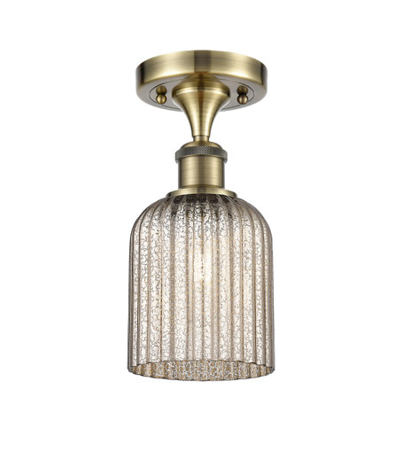 Ballston One Light Semi-Flush Mount in Antique Brass (405|516-1C-AB-G559-5ME)
