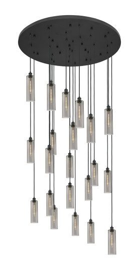 Downtown Urban 21 Light Pendant in Matte Black (405|148BK-B-21P-BK-G434-12SM)