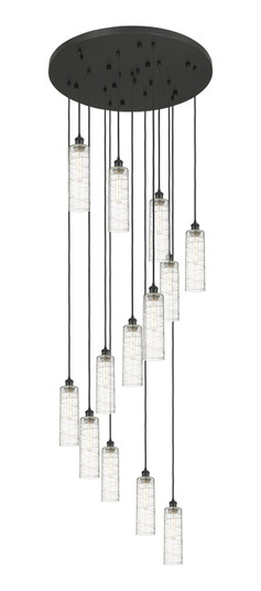 Downtown Urban 13 Light Pendant in Matte Black (405|132BK-B-13P-BK-G434-12DE)