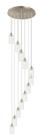 Downtown Urban 12 Light Pendant in Brushed Satin Nickel (405|126B-12P-SN-G434-7CL)