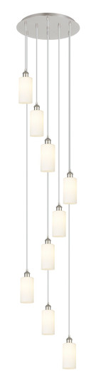 Downtown Urban Nine Light Pendant in Polished Nickel (405|119B-9P-PN-G434-7WH)