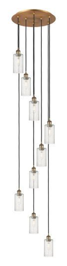 Downtown Urban Nine Light Pendant in Brushed Brass (405|119B-9P-BB-G434-7SDY)