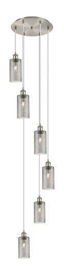 Downtown Urban Six Light Pendant in Brushed Satin Nickel (405|116B-6P-SN-G434-7SM)