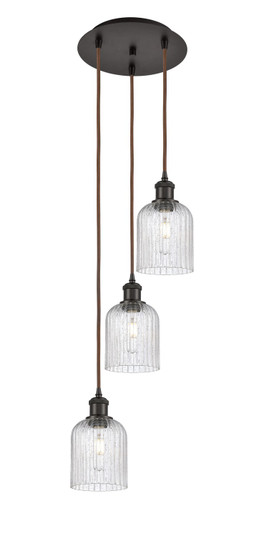 Ballston Three Light Pendant in Oil Rubbed Bronze (405|113B-3P-OB-G559-5SDY)