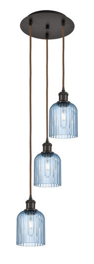 Ballston Three Light Pendant in Oil Rubbed Bronze (405|113B-3P-OB-G559-5BL)