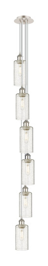 Downtown Urban Six Light Pendant in Polished Nickel (405|106B-6P-PN-G434-7SDY) Downtown Urban Six Light Pendant in Polished Nickel (405|106B-6P-PN-G434-7SDY)
